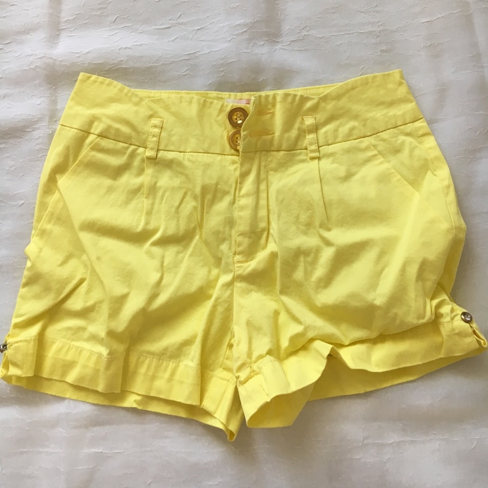Yellow shorts