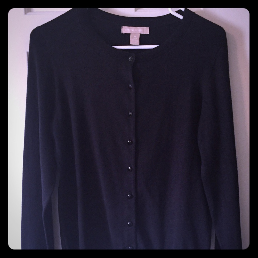 Banana Republic Black Cardigan