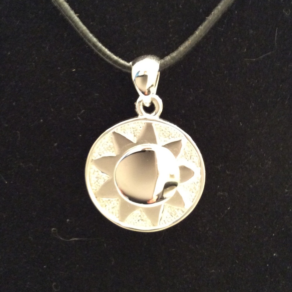Silver Sun Necklace
