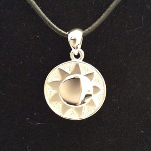 Silver Sun Necklace