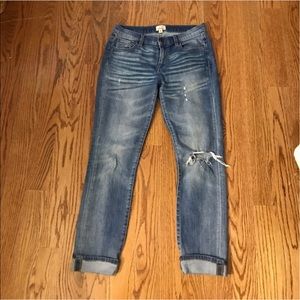 j.Crew slim broken in boyfriend size 27