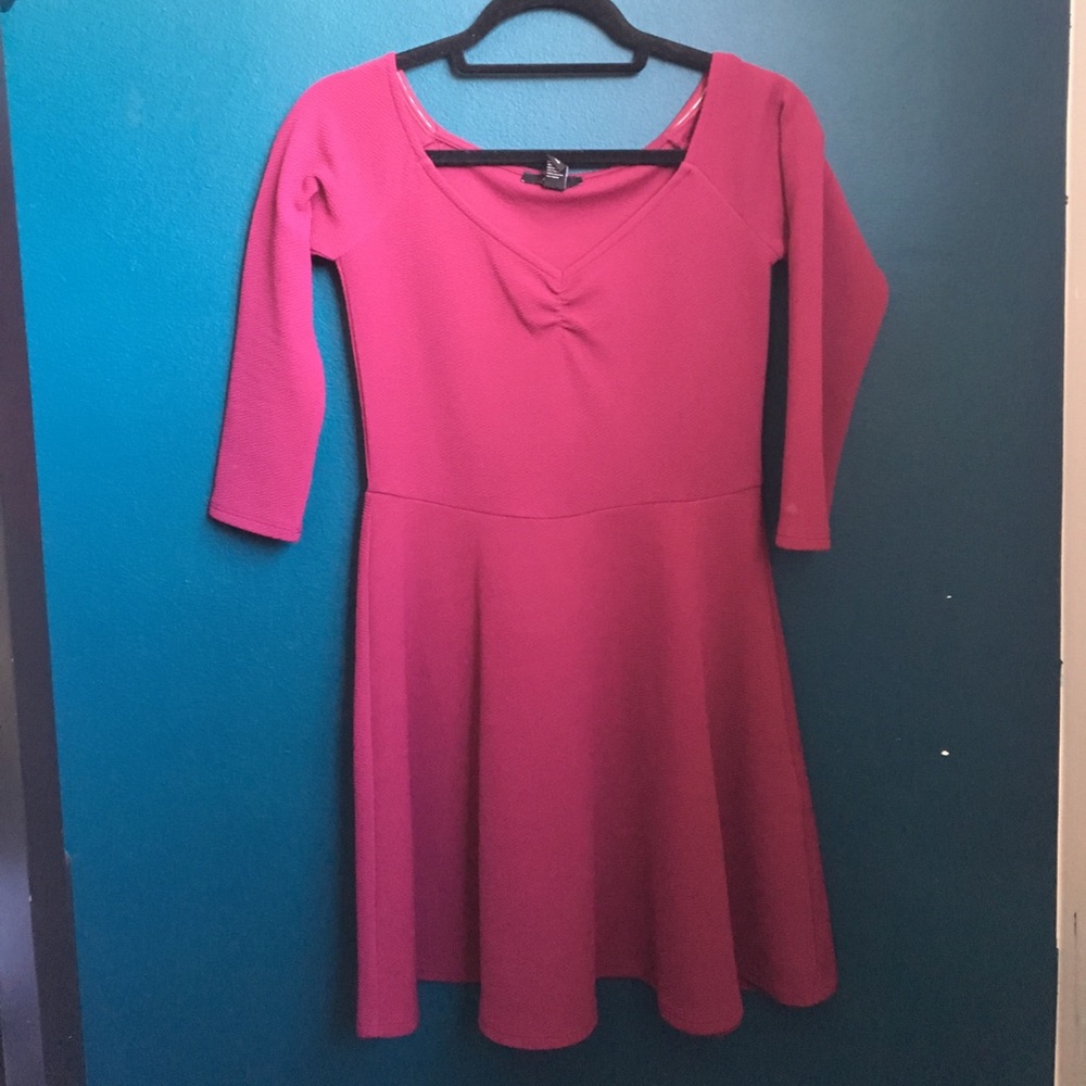 Raspberry medium forever 21 dress