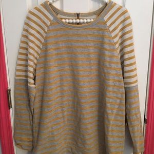 Loft Lou and Grey Striped Sweater Sz Medium