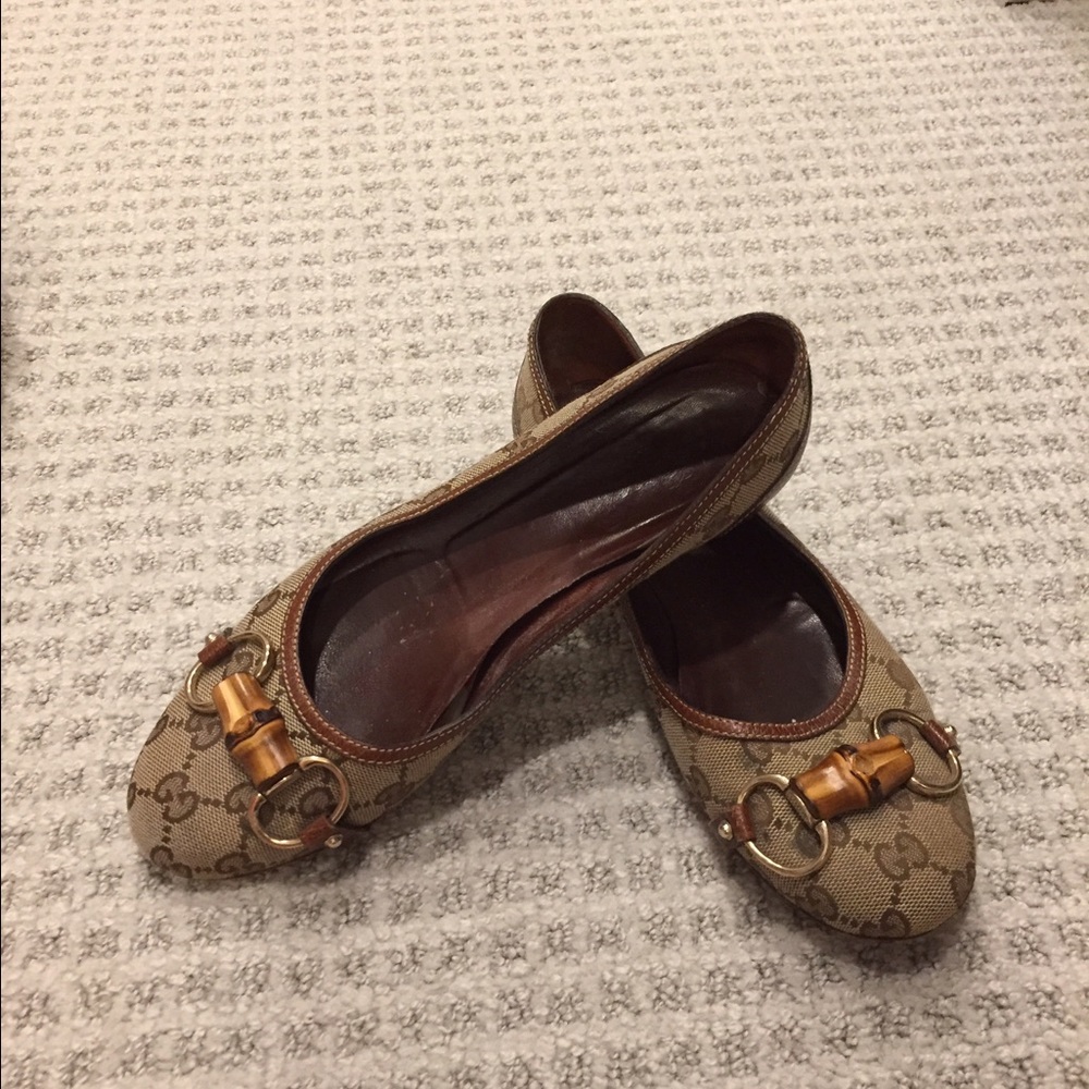 Gucci horsebit flats 7.5