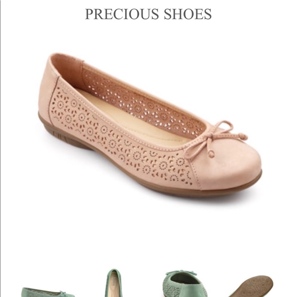 Hotter Precious shoes in peach from England sz 8
