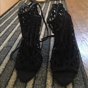 Zara caged heels size 38