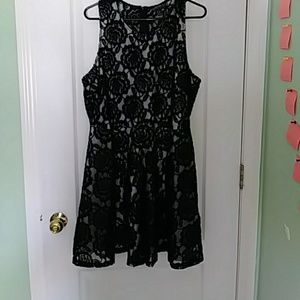 Black and white dress