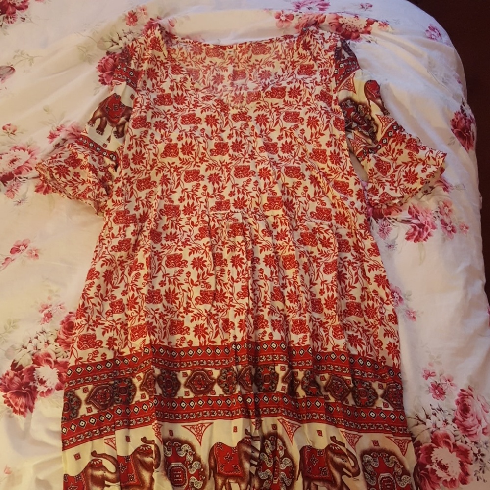 Bohemian Elephant Dress