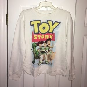 Crew neck style toy story sweatshirt