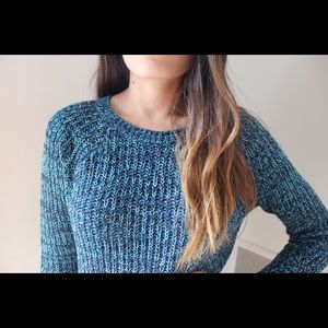Blue Knitted Sweater