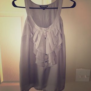 Express women's tank top grey size small