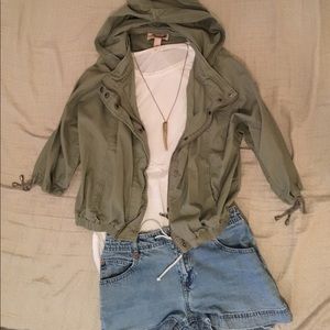Army green jacket