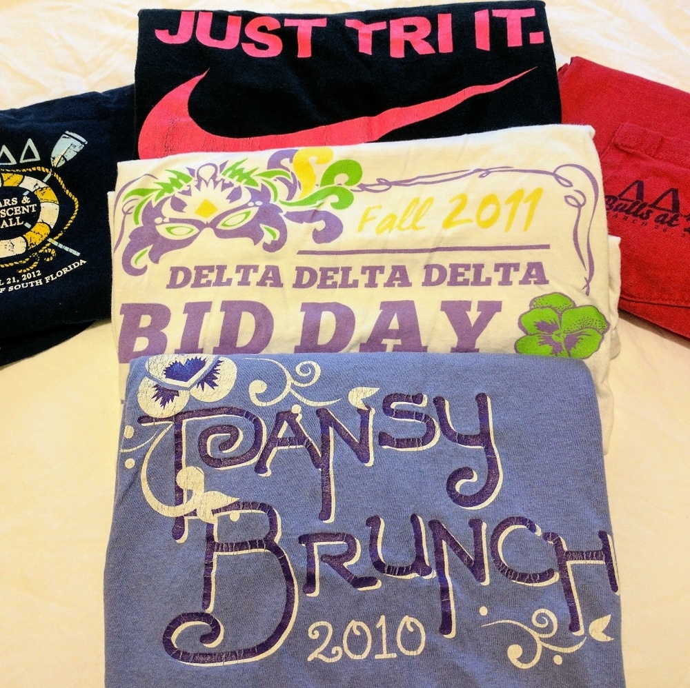 Bundle of 5 Delta Delta Delta (Tridelta)