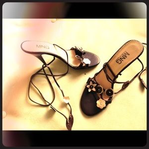 MING - sandal, dark brown