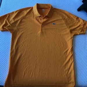 Lacoste orange polo men's 6