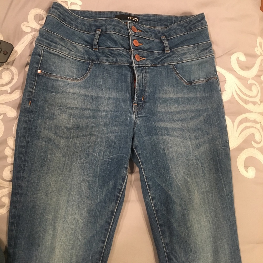 Light blue skinny jeans