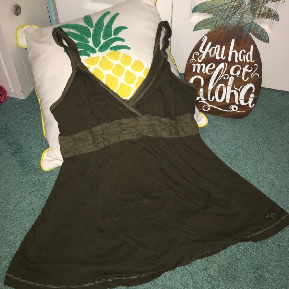 Army Green Tank Top