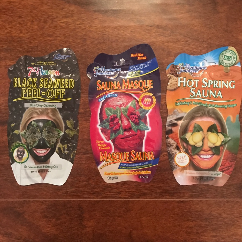 3 unopened face masks