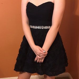Navy Blue Cocktail Dress