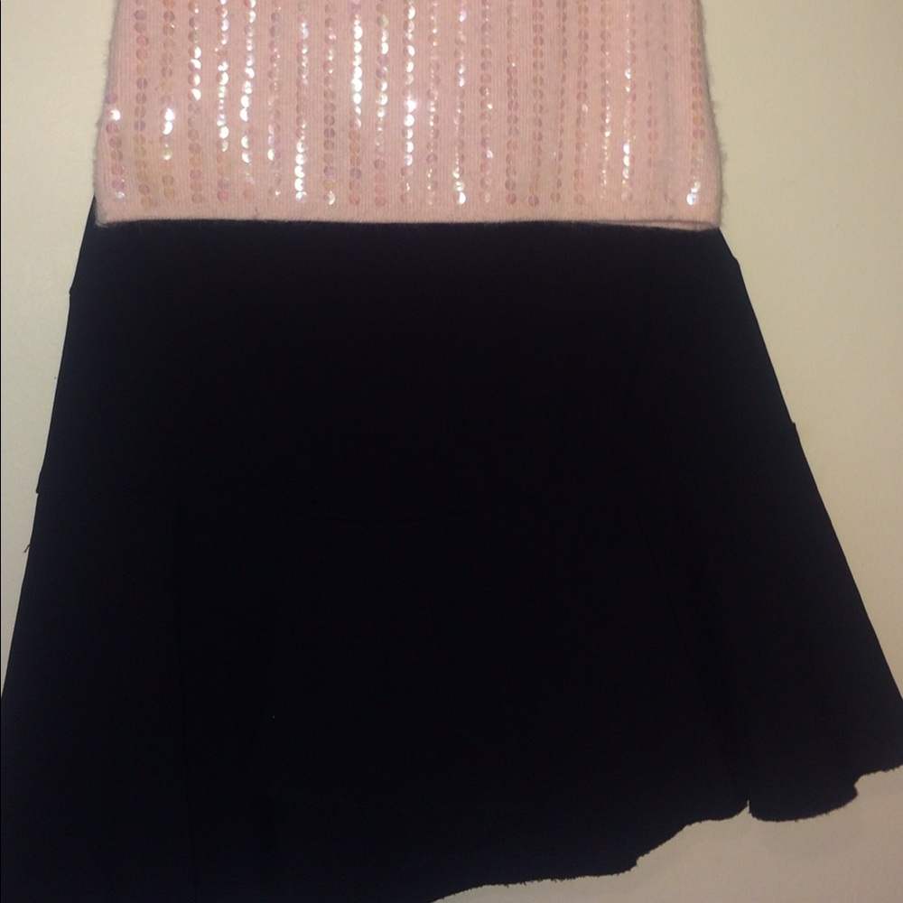 Xoxo fit n flare black skirt.