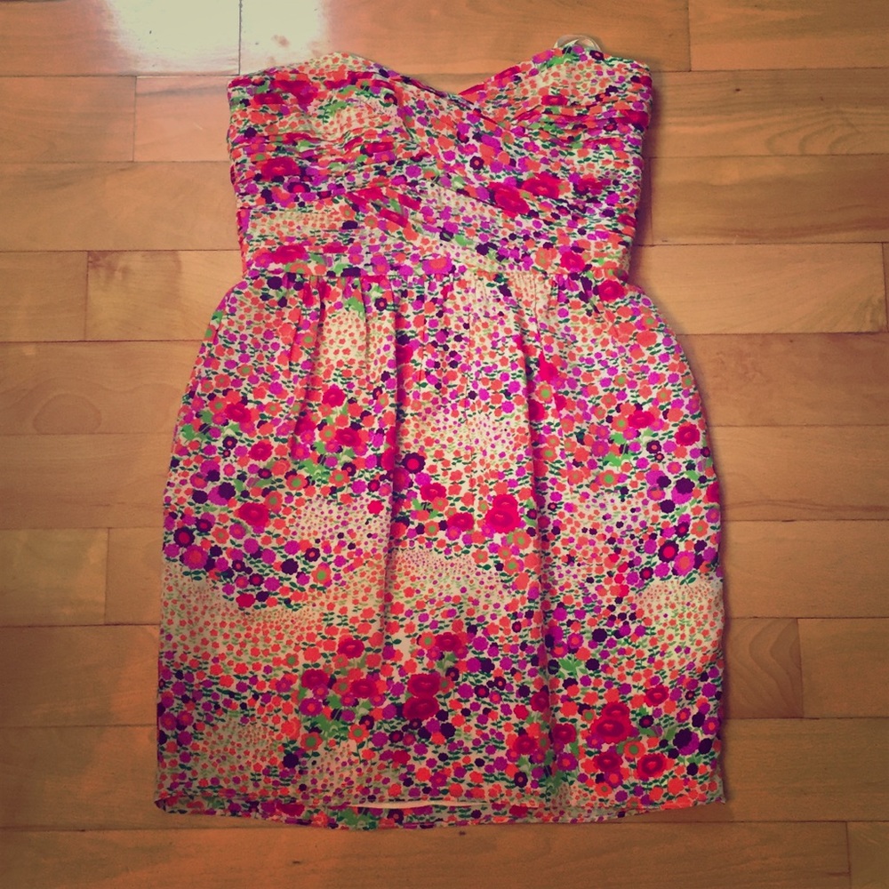 Gorgeous Shoshanna Strapless Dress worn once!