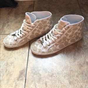 Coach high top sneakers