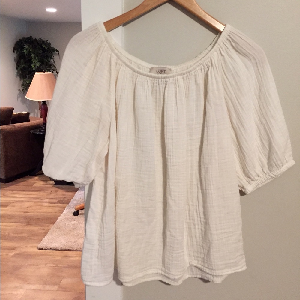Loft shortsleeve top