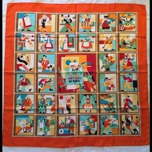 Hermes Petit Metiers de Paris 36"x36" scarf NWOT