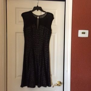 Calvin Klein sequin dress with mesh top