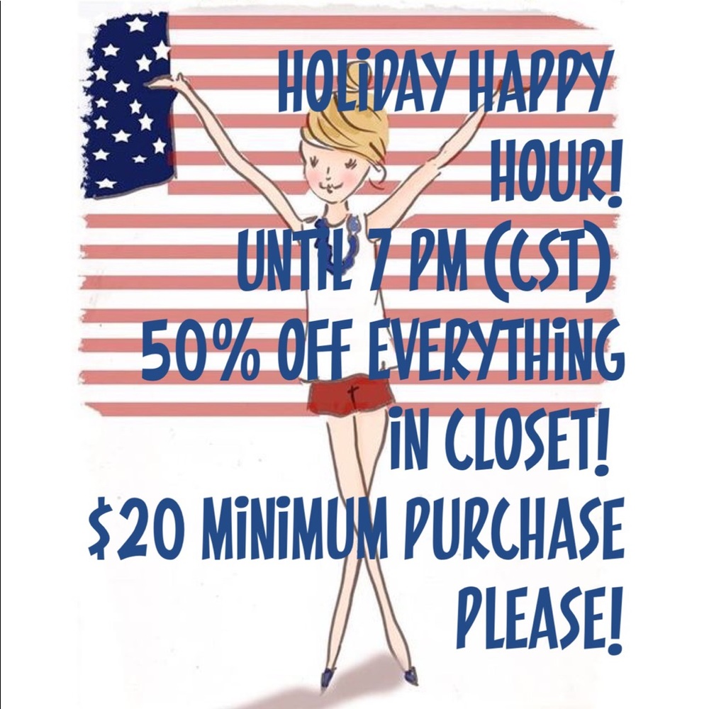 ‼️‼️Flash Sale Starts Now🇺🇸🇺🇸Until 7 ‼️