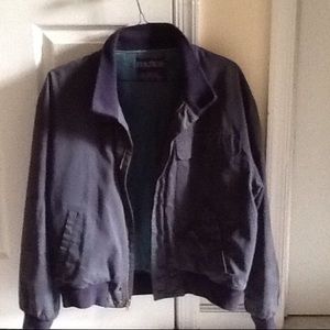 Nautica Men's L Navy Blue Zip Up Jacket