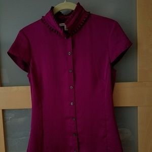 Banana Republic Short Sleeves Blouse 0P