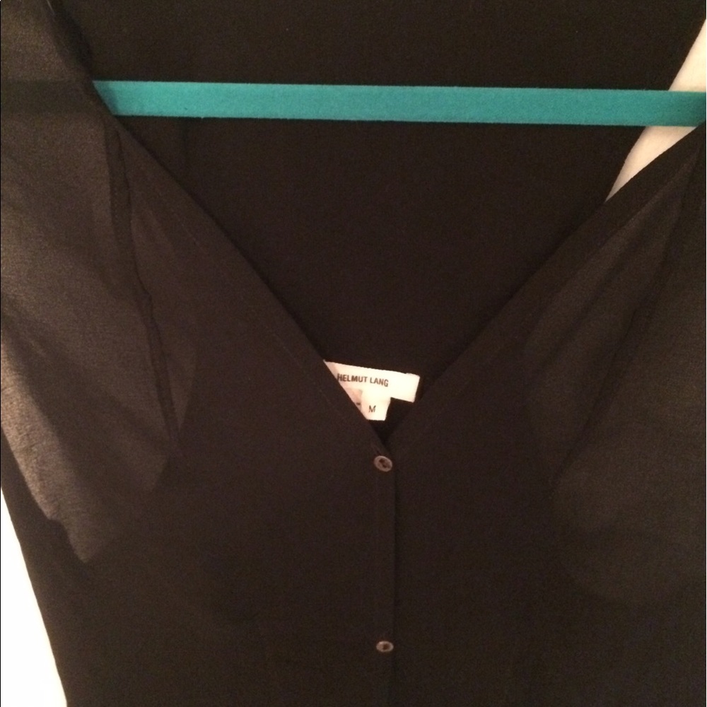 Helmut Lang Black Shirt Dress