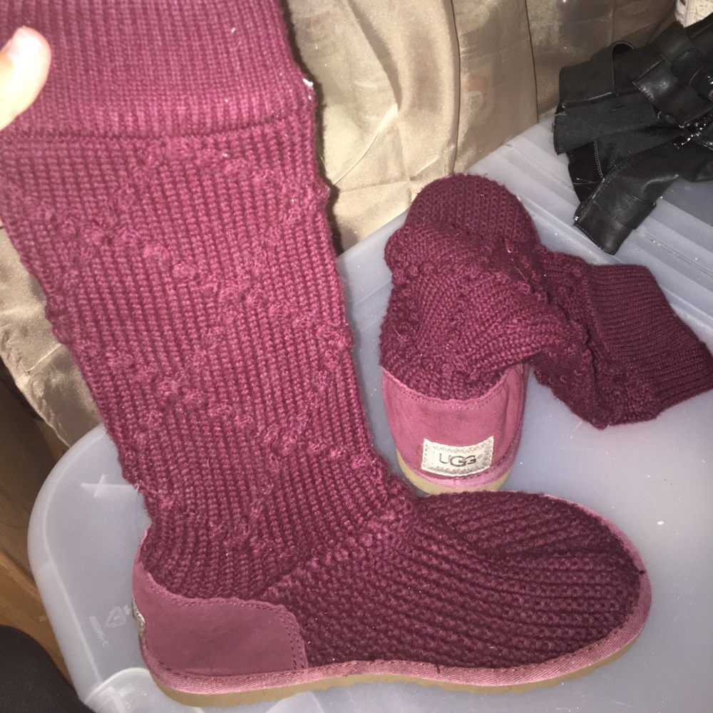 Women's size 8 knit Uggs in great condition