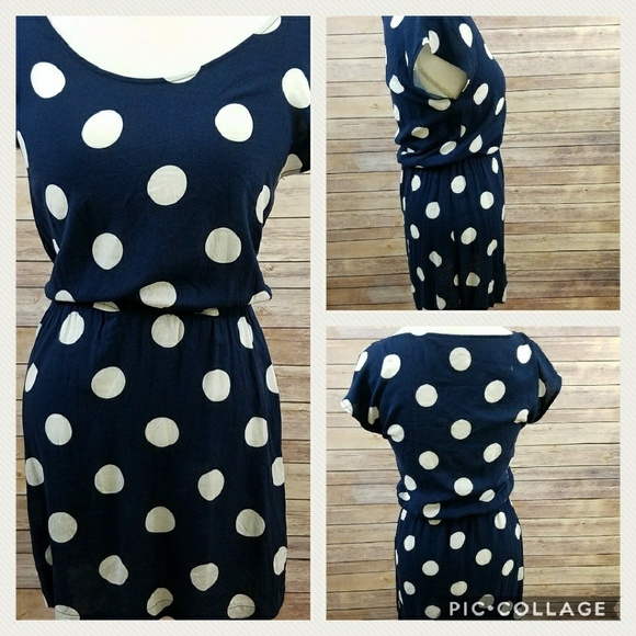 Banana Republic Dresses & Skirts - Banana Republic Blue Polka Dot Summer Dress