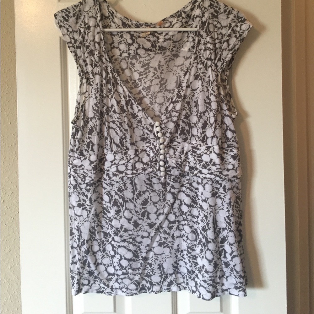 Anthropologie Dandelion Print Blouse