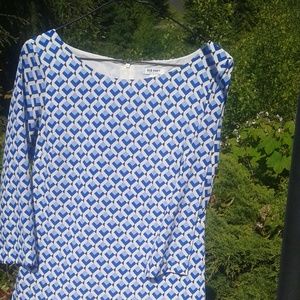 Blue Patterned Old Navy Dress