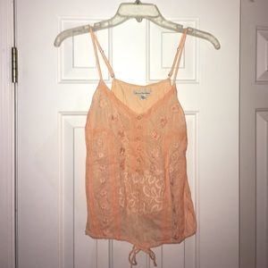Embroidered tank top