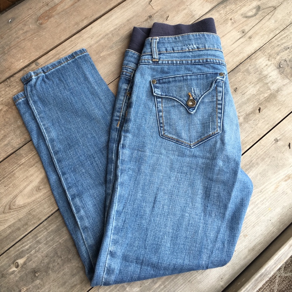 Reform Maternity Skinny ankle length Jeans