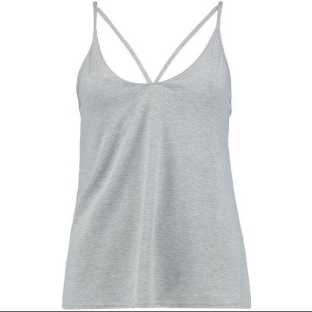 Fine stripy swing cami