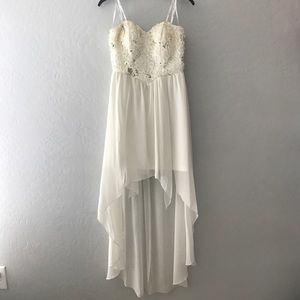 Hi-low formal dress