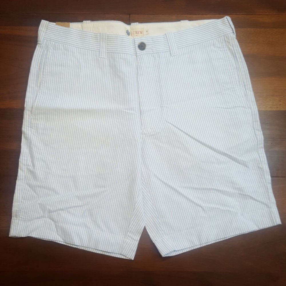 NWT blue & white j. Crew factory gramercy 9" short
