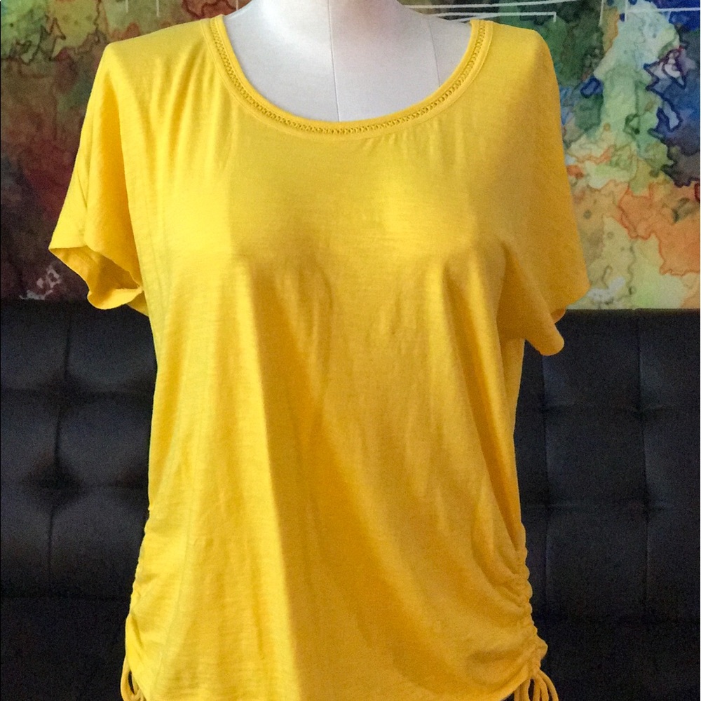 Yellow Slub Tee