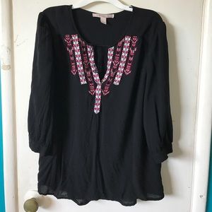 Forever 21 tribal print top