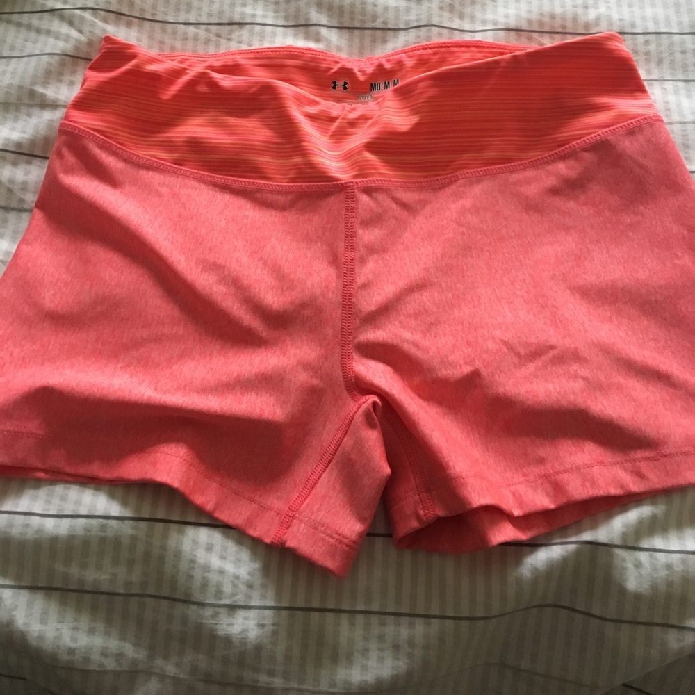 Under Armour fitted spandex shorts.