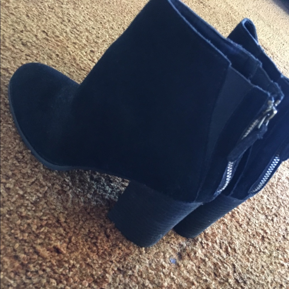 Urban Outfitters Suede Black Booties