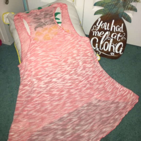 Pink Woven Tank Top - Picture 3 of 3
