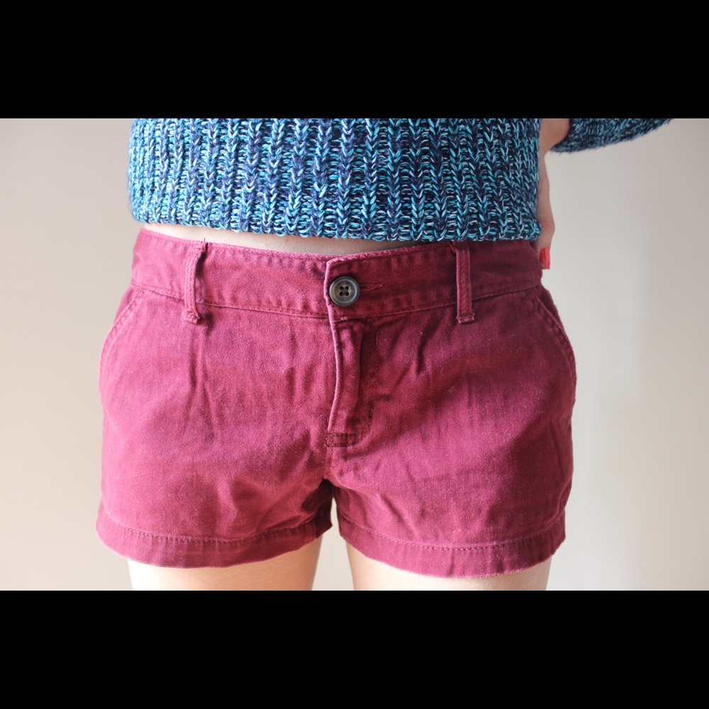 Red Abercrombie Shorts