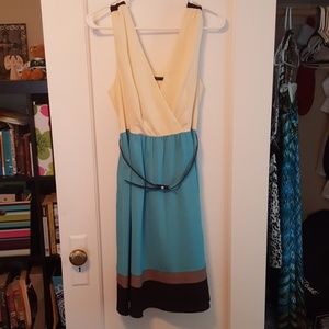 Semi-formal mid-thigh length dress