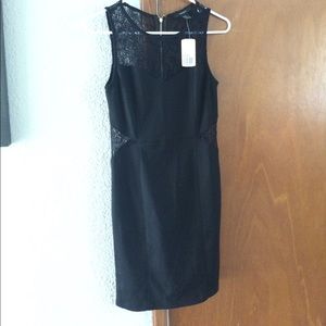 NWT little black dress w/ lace